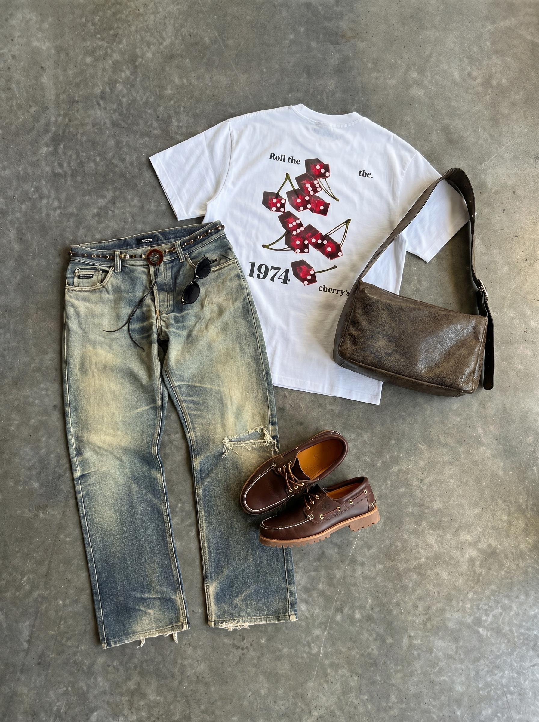 roll the cherry tee