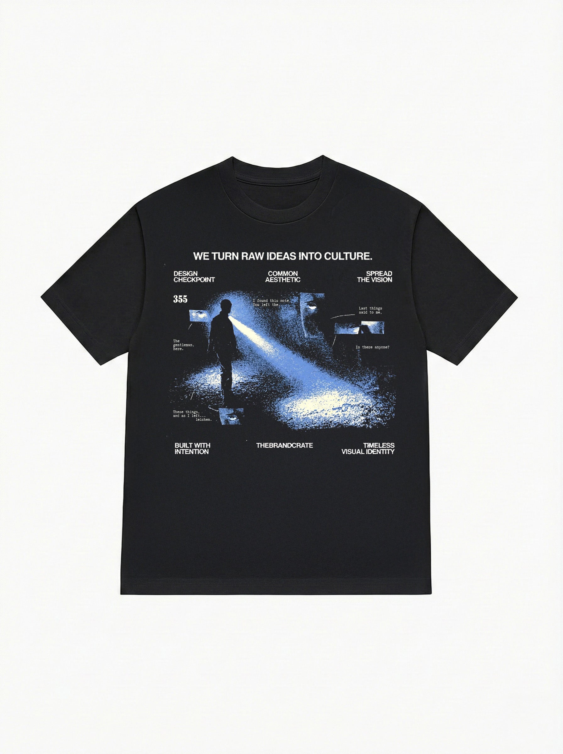 light navy tee