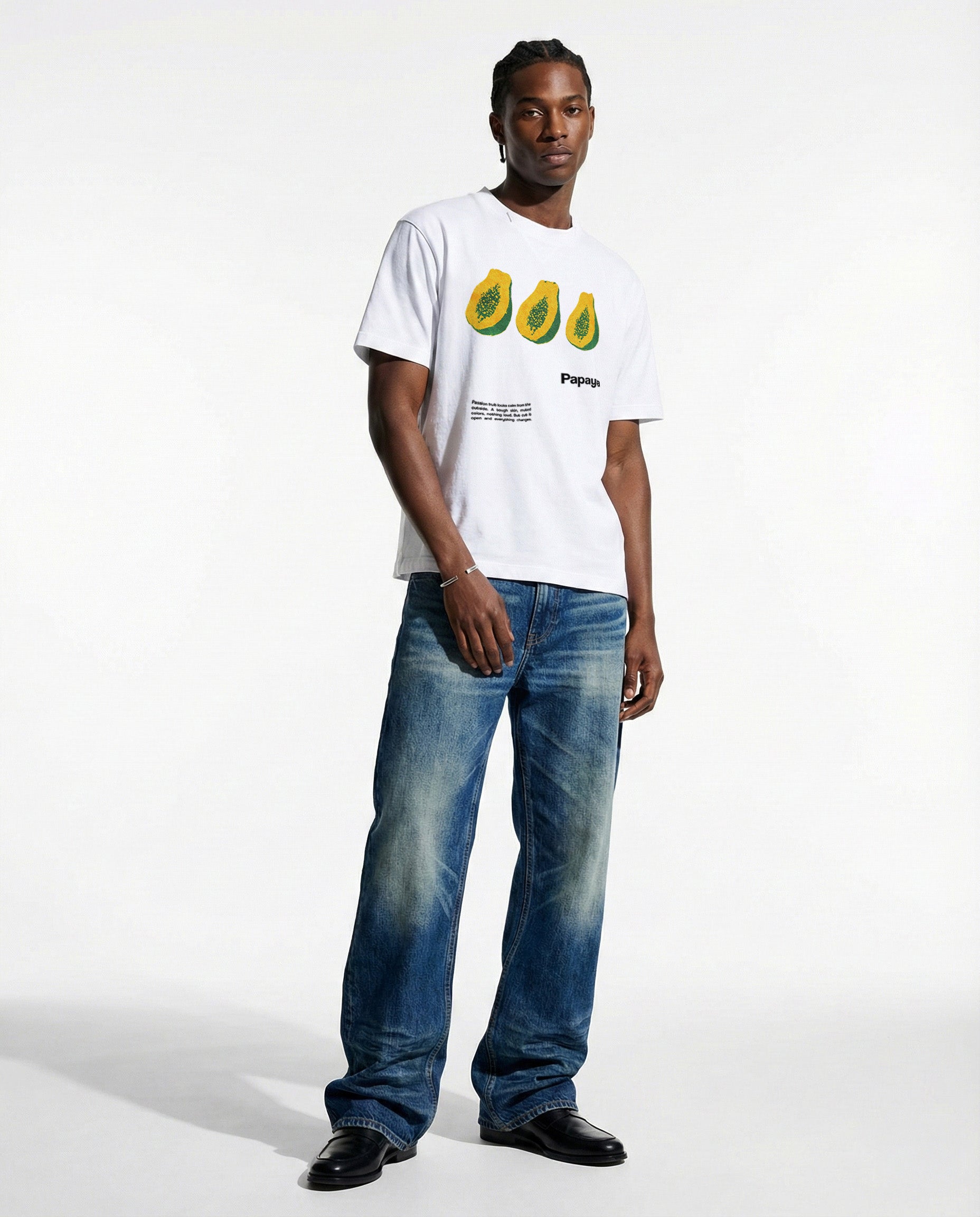 tripple papaya tee