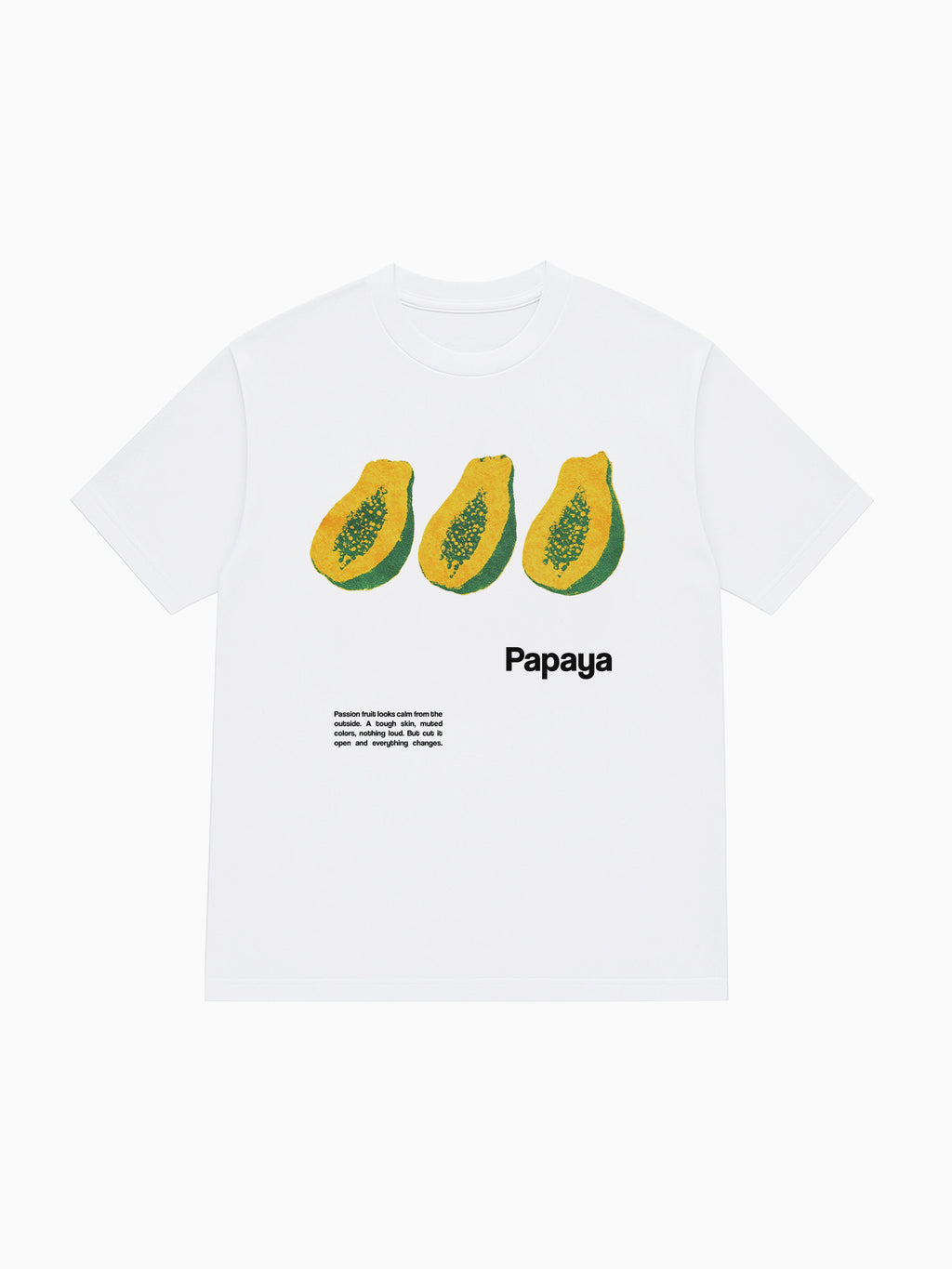 tripple papaya tee