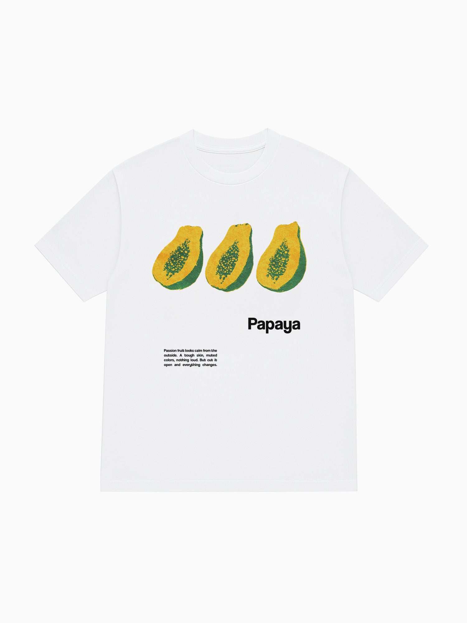 tripple papaya tee